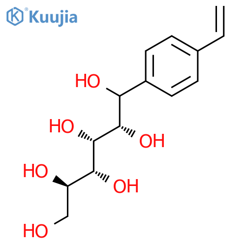 D-Glucitol, 1-C-(4-ethenylphenyl)- structure