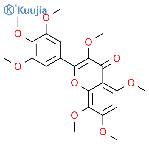 3,5,7,8-Tetramethoxy-2-(3,4,5-trimethoxyphenyl)-4H-chromen-4-one structure