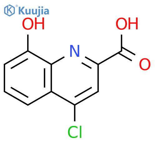 4-Chlor-8-hydroxychinaldinsaeure structure