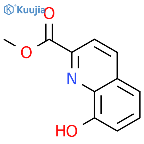 Methyl 8-hydroxyquinoline-2-carboxylate structure