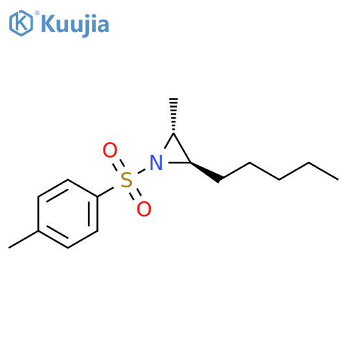 Aziridine, 2-methyl-1-[(4-methylphenyl)sulfonyl]-3-pentyl-, (2R,3R)-rel- structure