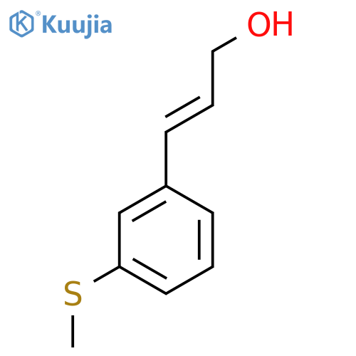 3-3-(methylsulfanyl)phenylprop-2-en-1-ol structure