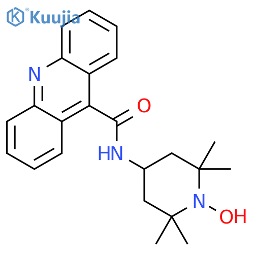 1-Piperidinyloxy,4-[(9-acridinylcarbonyl)amino]-2,2,6,6-tetramethyl- structure