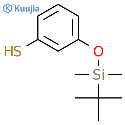 3-(tert-Butyldimethylsiloxy)thiophenol structure