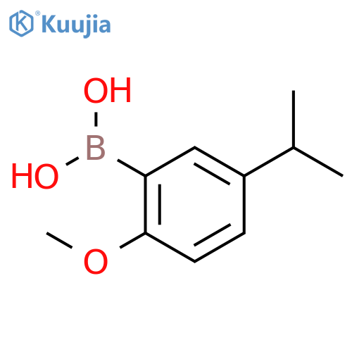 5-Isopropyl-2-methoxyphenylboronic acid structure
