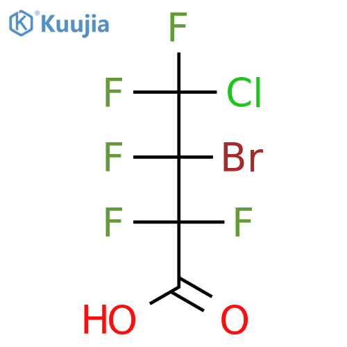 3-bromo-4-chloropentafluorobutyric acid structure