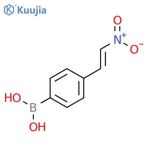 (E)-(4-(2-Nitrovinyl)phenyl)boronic acid structure
