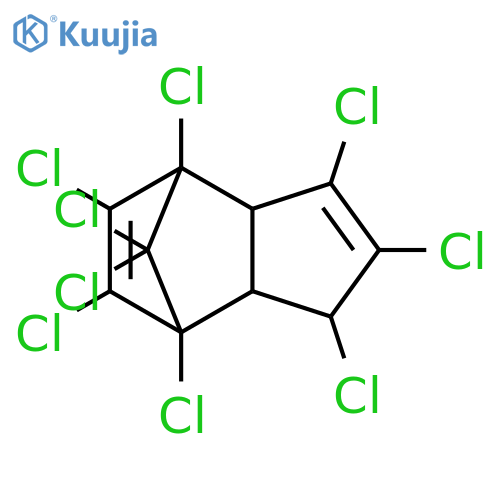 1,2,3,4,5,6,7,8,8-nonachloro-3a,4,7,7a-tetrahydro-1H-4,7-methanoindene structure