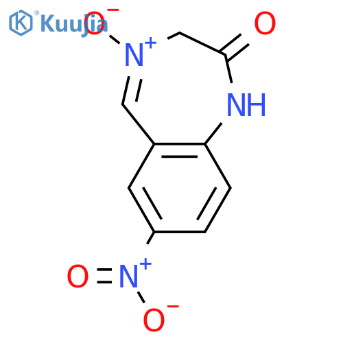 2H-1,4-Benzodiazepin-2-one, 1,3-dihydro-7-nitro-, 4-oxide structure