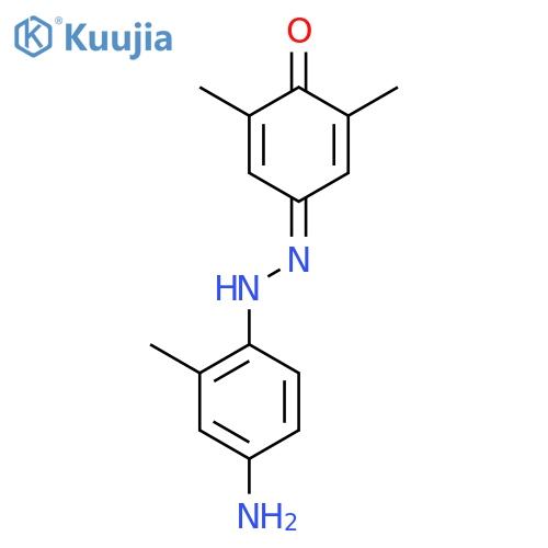 4-[(4-amino-2-methylphenyl)hydrazinylidene]-2,6-dimethylcyclohexa-2,5-dien-1-one structure