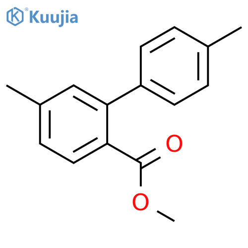 methyl 4-methyl-2-(4-methylphenyl)benzoate structure