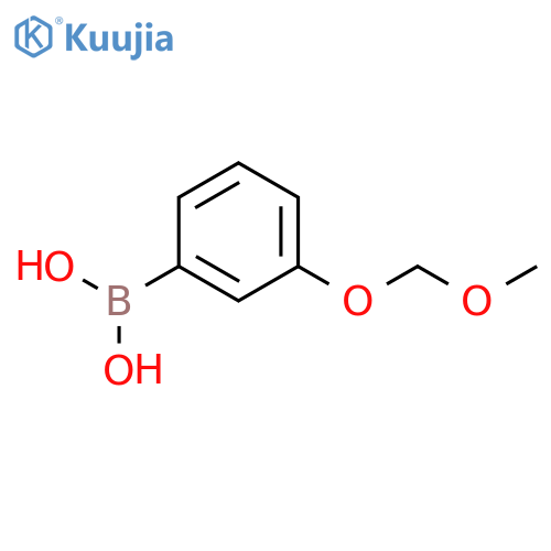 (3-(Methoxymethoxy)phenyl)boronic acid structure