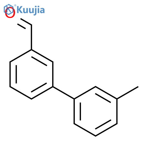 3'-Methyl-1,1'-biphenyl-3-carbaldehyde structure