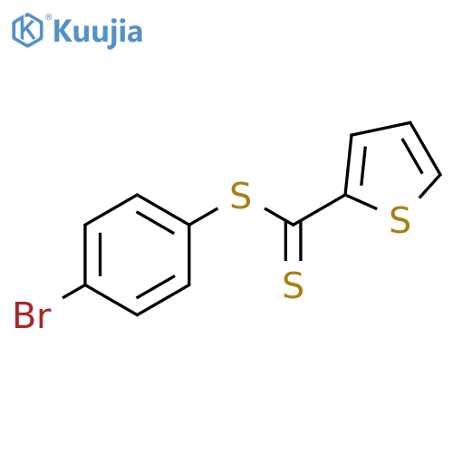 2-Thiophenecarbodithioic acid, 4-bromophenyl ester structure