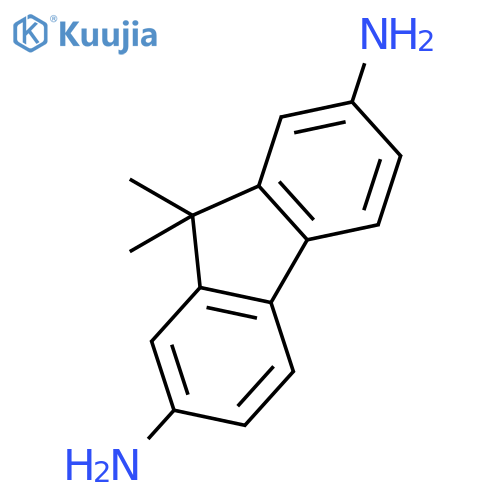 9H-Fluorene-2,7-diamine, 9,9-dimethyl- structure
