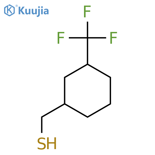 3-(trifluoromethyl)cyclohexylmethanethiol structure