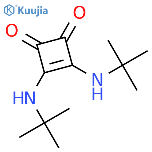3-Cyclobutene-1,2-dione, 3,4-bis[(1,1-dimethylethyl)amino]- structure