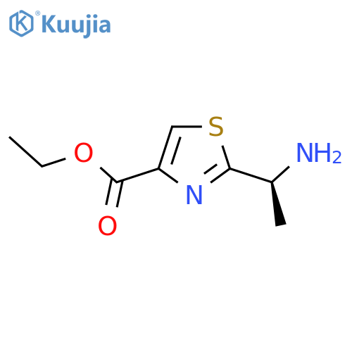(S)-Ethyl 2-(1-aminoethyl)thiazole-4-carboxylate structure