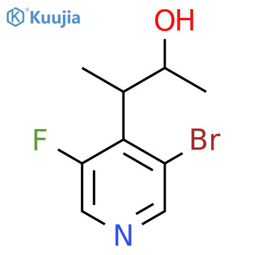 3-(3-bromo-5-fluoropyridin-4-yl)butan-2-ol structure