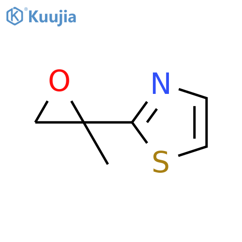 2-(2-methyloxiran-2-yl)-1,3-thiazole structure