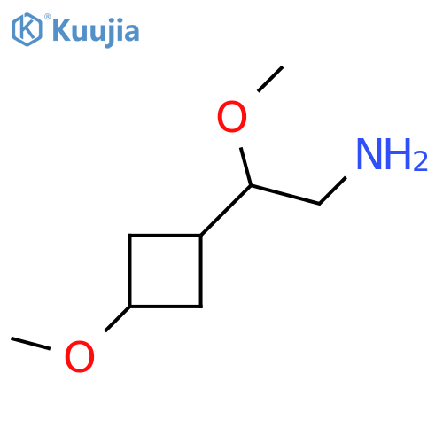 2-methoxy-2-(3-methoxycyclobutyl)ethan-1-amine structure