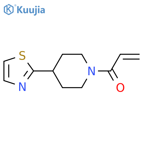 1-[4-(2-Thiazolyl)-1-piperidinyl]-2-propen-1-one structure