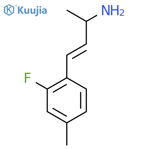 4-(2-fluoro-4-methylphenyl)but-3-en-2-amine structure