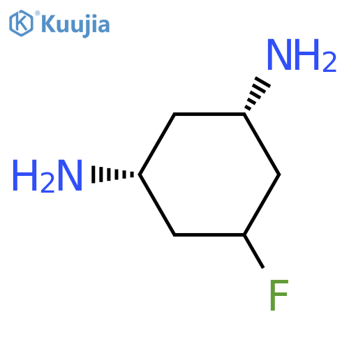 (1R,3S,5s)-5-fluorocyclohexane-1,3-diamine structure