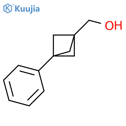 {3-phenylbicyclo[1.1.1]pentan-1-yl}methanol structure