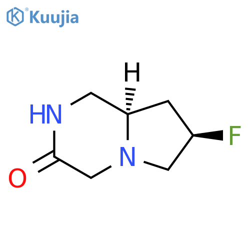 (7R,8aR)-7-fluoro-octahydropyrrolo[1,2-a]pyrazin-3-one structure