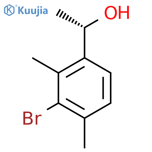 (1S)-1-(3-bromo-2,4-dimethylphenyl)ethan-1-ol structure