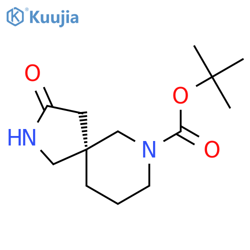 tert-butyl (5R)-3-oxo-2,7-diazaspiro[4.5]decane-7-carboxylate structure