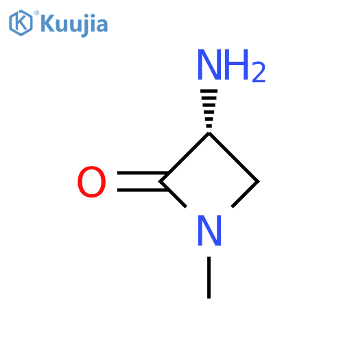 (3R)-3-amino-1-methylazetidin-2-one structure