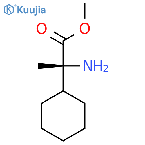 methyl (2R)-2-amino-2-cyclohexylpropanoate structure