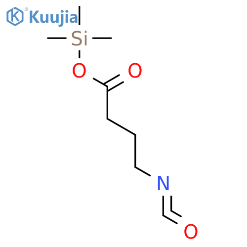 Butanoic acid, 4-isocyanato-, trimethylsilyl ester structure