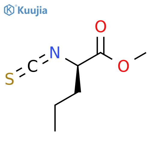 methyl (2R)-2-isothiocyanatopentanoate structure