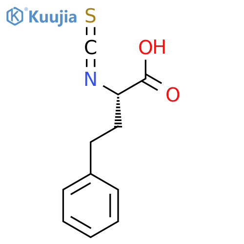 (2S)-2-isothiocyanato-4-phenylbutanoic acid structure