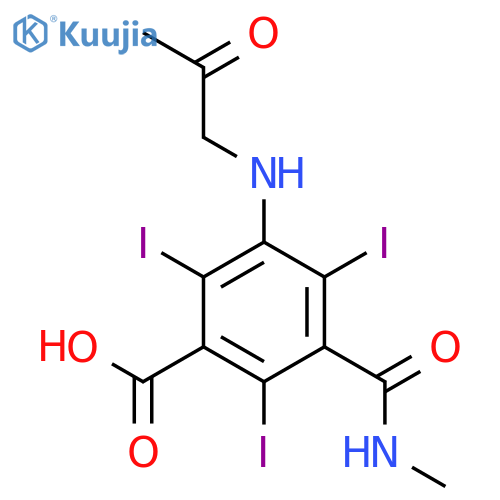 2,4,6-Triiodo-3-(N-methylcarbamoyl)-5-(N-methylacetylamino)benzoic Acid structure