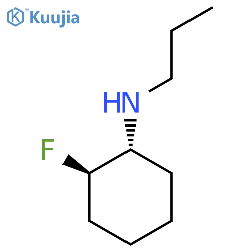 (1R,2R)-2-Fluoro-N-propylcyclohexan-1-amine structure