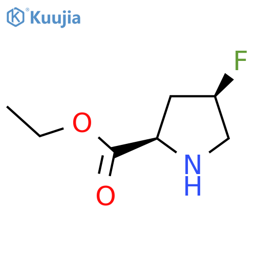 Ethyl (2R,4R)-4-fluoropyrrolidine-2-carboxylate structure