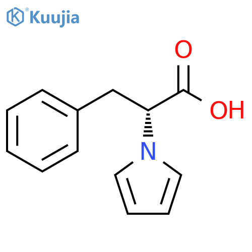 (2R)-3-phenyl-2-(1H-pyrrol-1-yl)propanoic acid structure