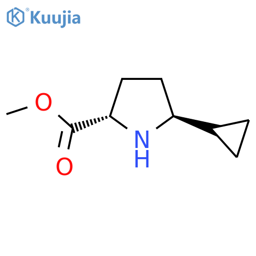 Methyl (2S,5S)-5-cyclopropylpyrrolidine-2-carboxylate structure