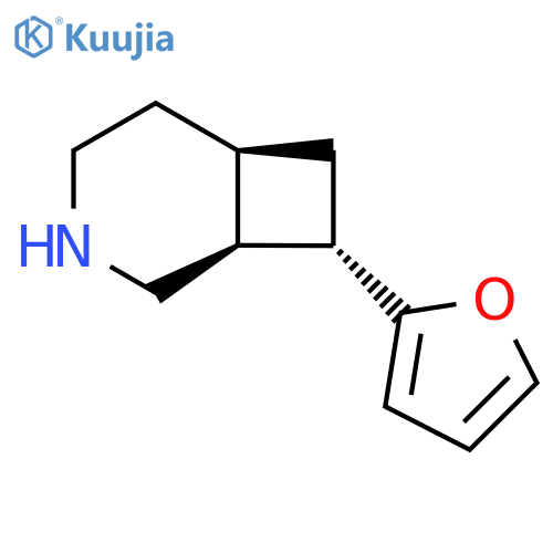 (1S,6R,8S)-8-(furan-2-yl)-3-azabicyclo4.2.0octane structure
