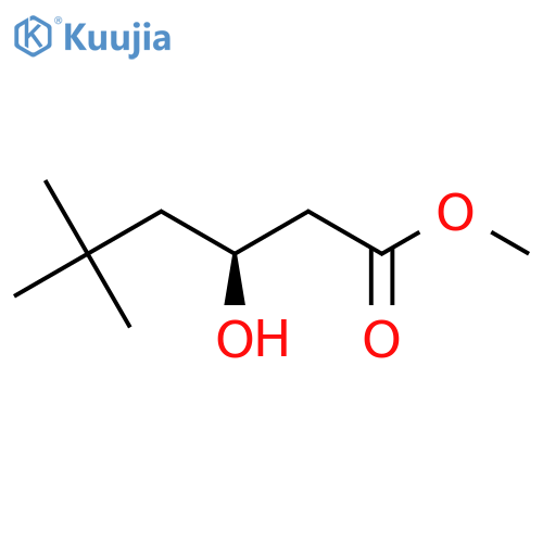 methyl (3S)-3-hydroxy-5,5-dimethylhexanoate structure