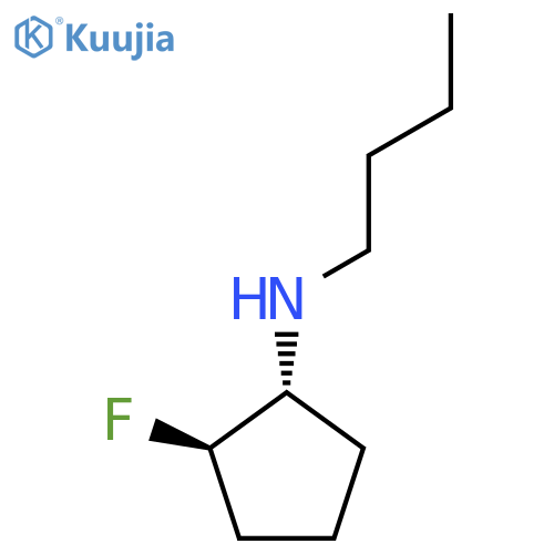 (1R,2R)-N-Butyl-2-fluorocyclopentan-1-amine structure