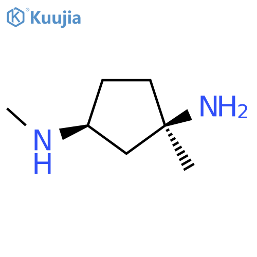 (1R,3S)-N3,1-dimethylcyclopentane-1,3-diamine structure