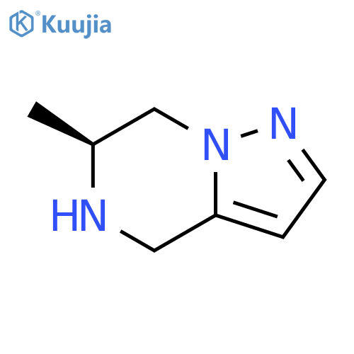 (6S)-6-methyl-4,5,6,7-tetrahydropyrazolo[1,5-a]pyrazine structure