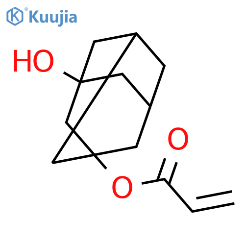 1-Acryloyloxy-3-hydroxyadamantane structure