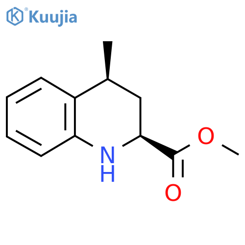 rac-methyl (2R,4R)-4-methyl-1,2,3,4-tetrahydroquinoline-2-carboxylate structure