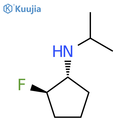 (1R,2R)-2-Fluoro-N-(propan-2-yl)cyclopentan-1-amine structure